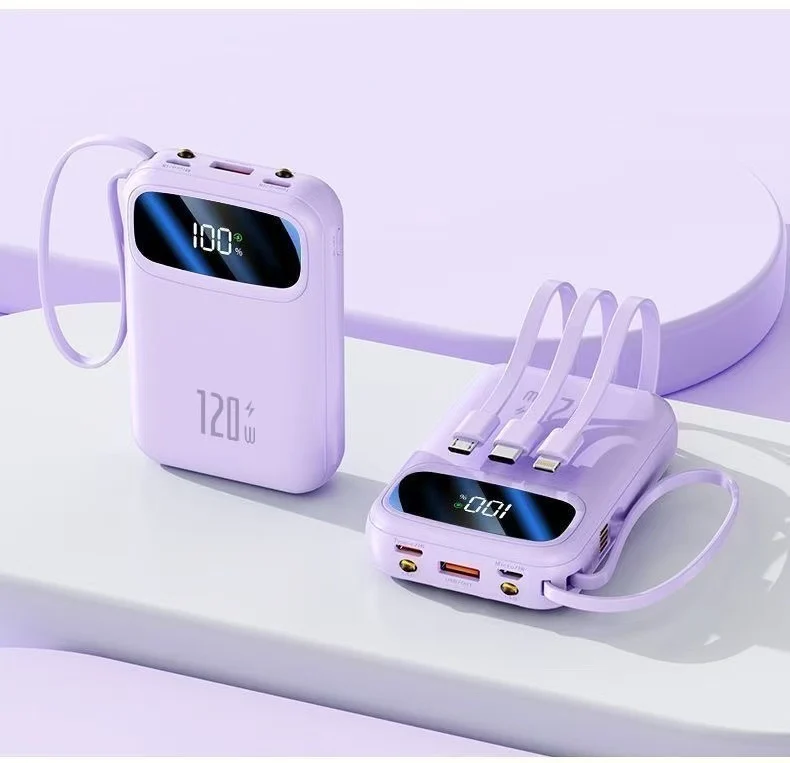 Hochleistungs-Powerbank mit Digitalanzeige und mehreren Anschlüssen Skanto
