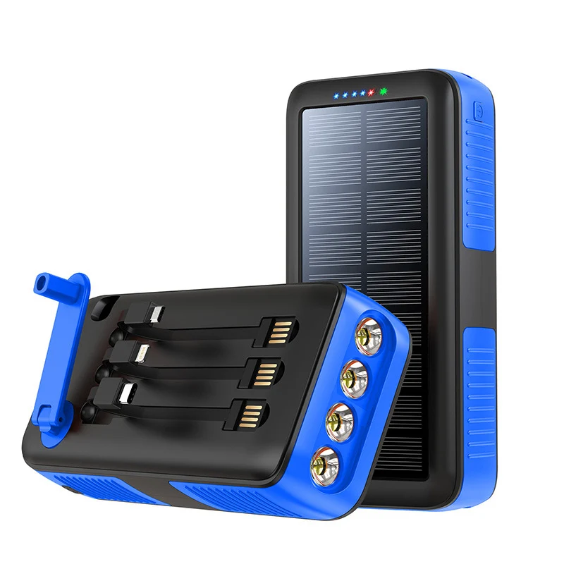 Solar-Powerbank mit multifunktionalen LED-Leuchten Skanto
