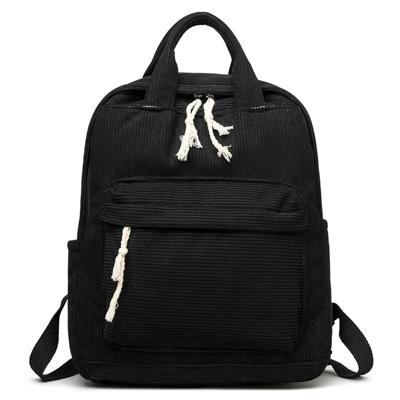 Kompakter Rucksack aus strukturiertem Stoff Skanto