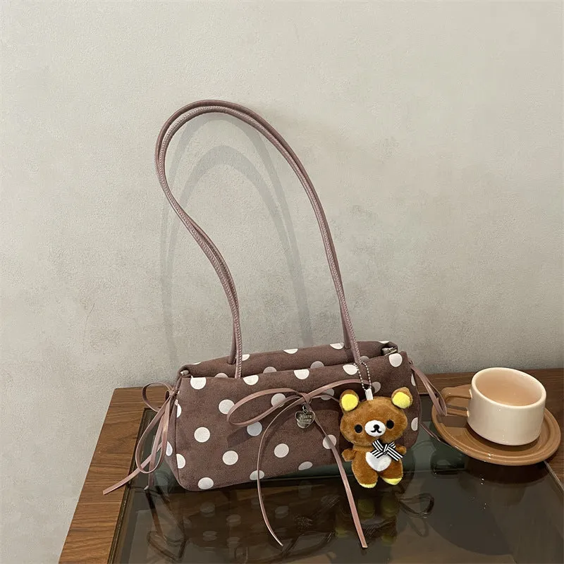 Verspielte Punkt Schultertasche