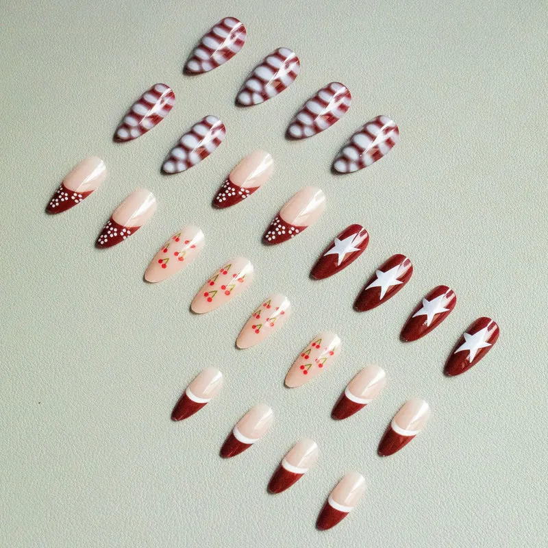 Künstlerisches Stern Design Nagel Kunst Set