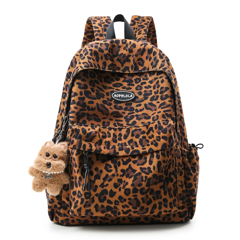 Eleganter Rucksack Skanto mit Animal-Print