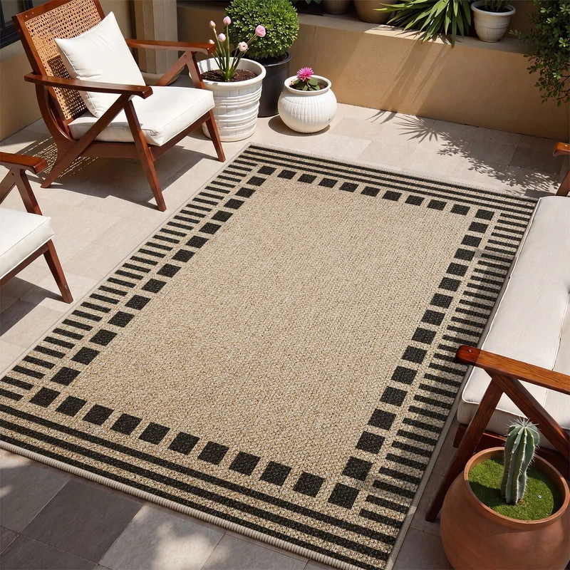 Outdoor Dekorativer Bereich Teppich