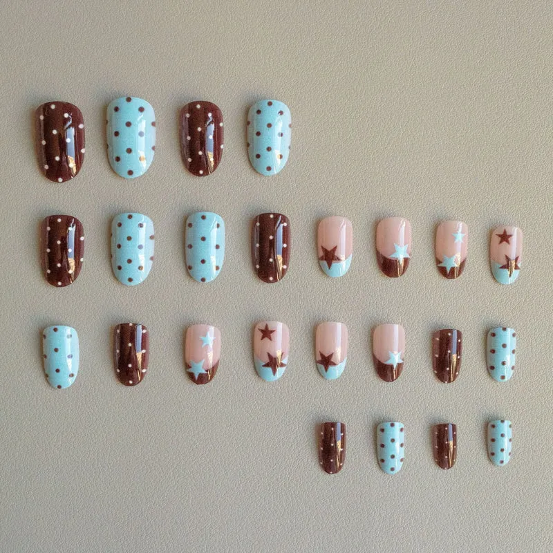 Künstlerisches Star Akzent Nagelkunst Set