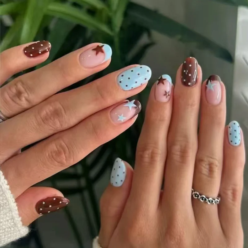 Künstlerisches Star Akzent Nagelkunst Set