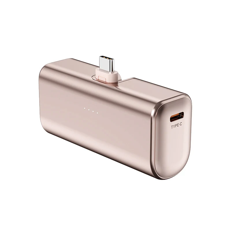 Tragbare Powerbank mit integriertem Type-C-Anschluss und LED-Anzeige Skanto