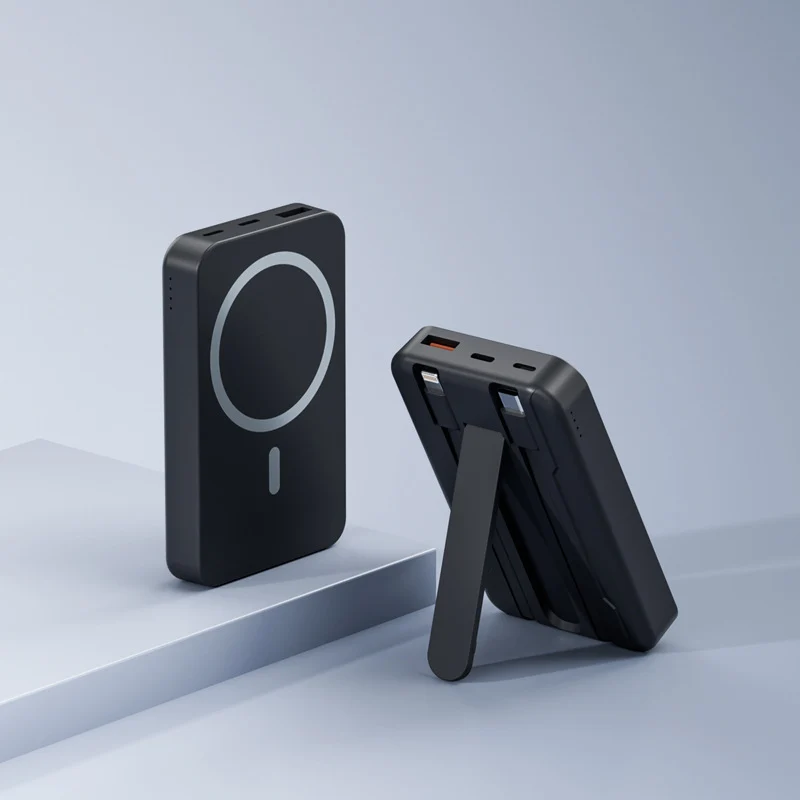 Tragbare Powerbank mit 15W kabellosem Laden von Skanto