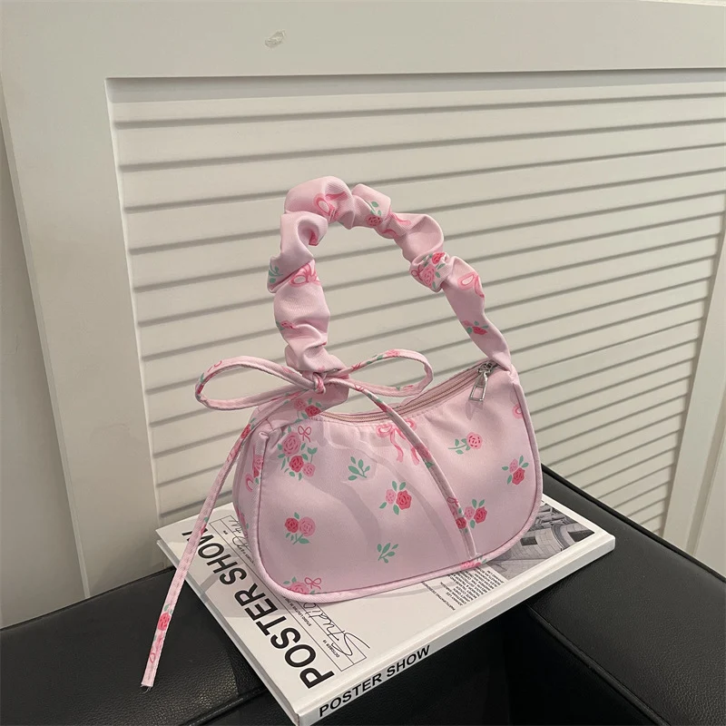 Blumenmuster Handtasche