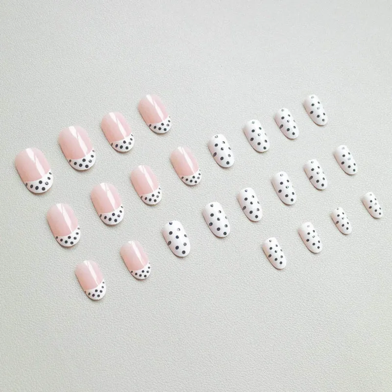 Künstlerisches Polka Dot Gel Nagelkunst Set