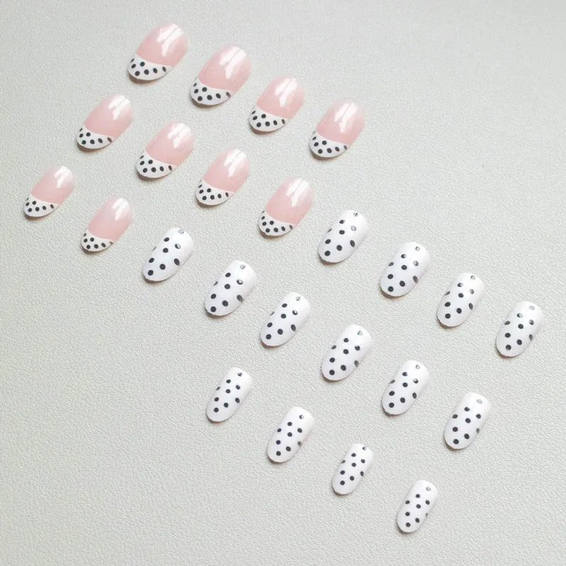 Künstlerisches Polka Dot Gel Nagelkunst Set