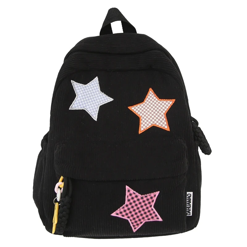 Lässige Schultasche mit Sternen-Dekor Skanto