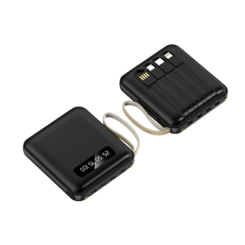 Kompakte Powerbank mit integriertem Kabelmanagement Skanto
