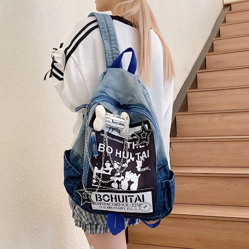 Schulrucksack Skanto mit Grafikdruck