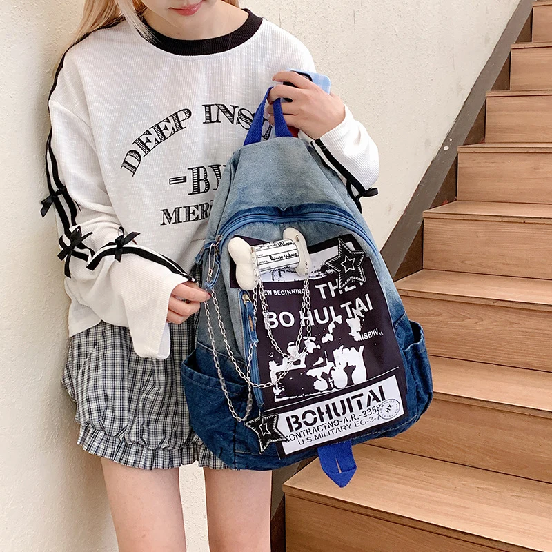 Schulrucksack Skanto mit Grafikdruck