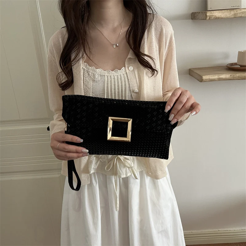 Elegante Texturierte Clutch Tasche
