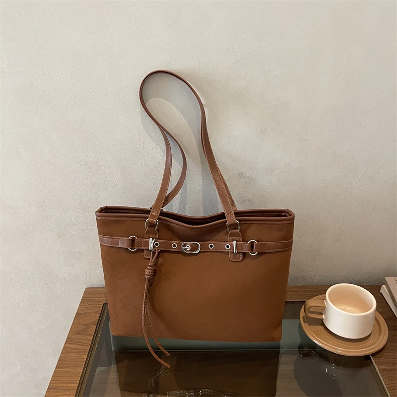 Elegante Wildleder Handtasche