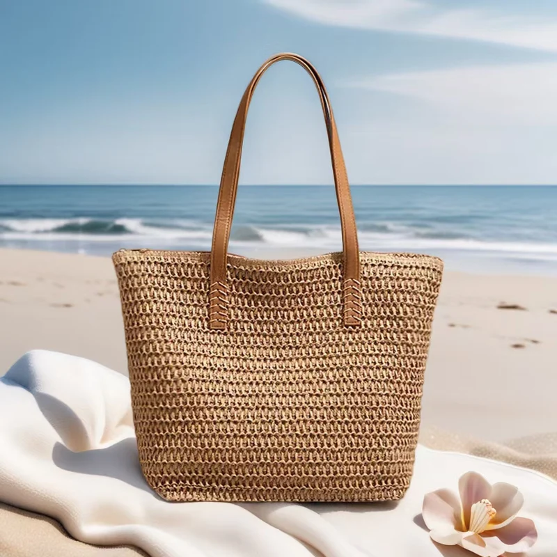 Trendige und Handgemachte Strandtasche Skanto
