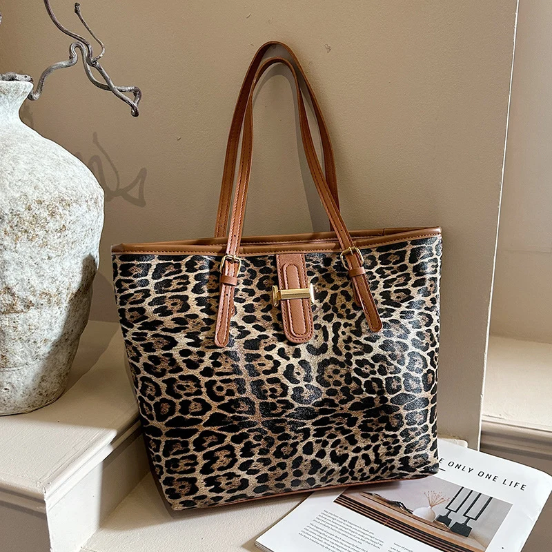Elegante Leopardenmuster Einkaufstasche