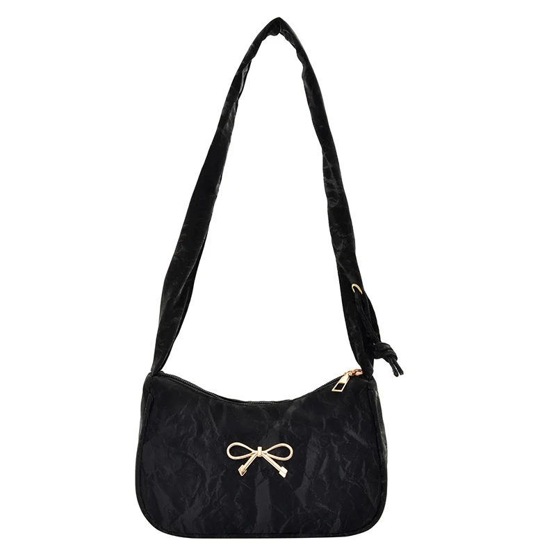 Elegante Schultertasche mit Schleifenverzierung
