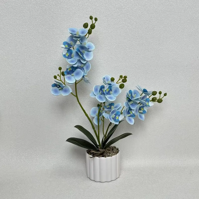 Künstliches Orchideenblumenarrangement für Wohnkultur und Innendekoration