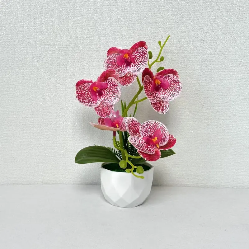 Künstliche Orchideenblumenarrangement für die Innendekoration