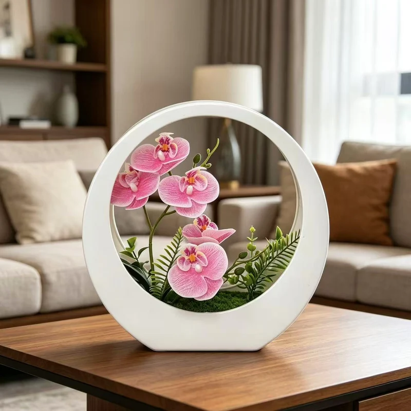 Künstliche Orchideenblumen-Dekoration für die Wohnkultur