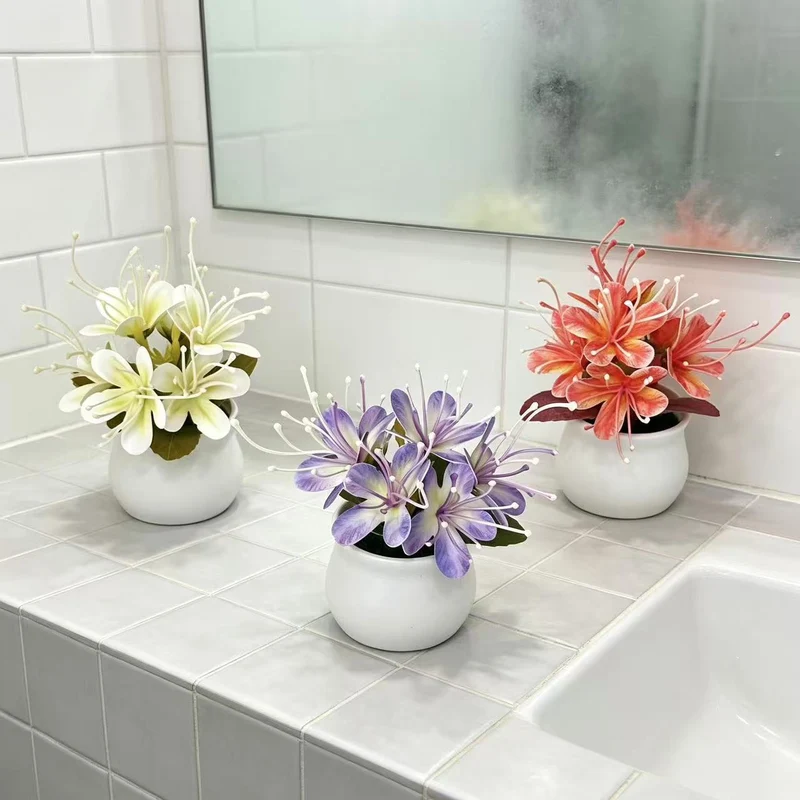 Künstliches Blumenzentrum für Tischdekoration Zuhause Deko Anzeige