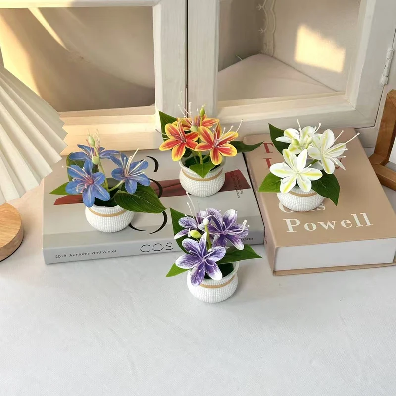 Künstliches Blumenarrangement für dekorative Wohnungsdisplay