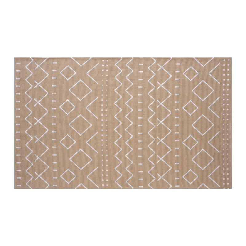 Geometrischer Outdoor-Teppich