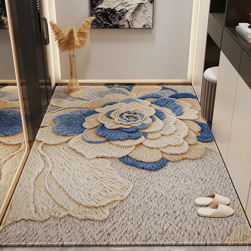 Blumendesign Teppich für den Innenbereich