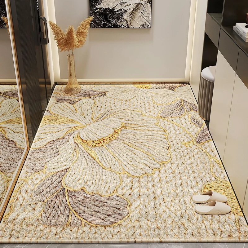 Blumendesign Teppich für den Innenbereich