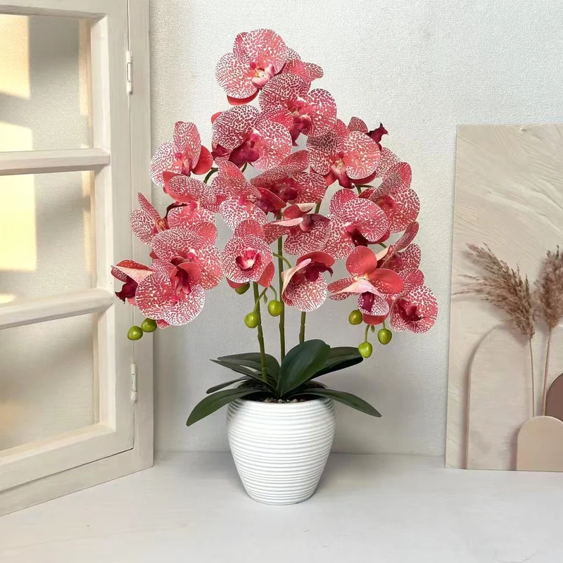 Künstliche Orchideenpflanze für die Heimdekoration