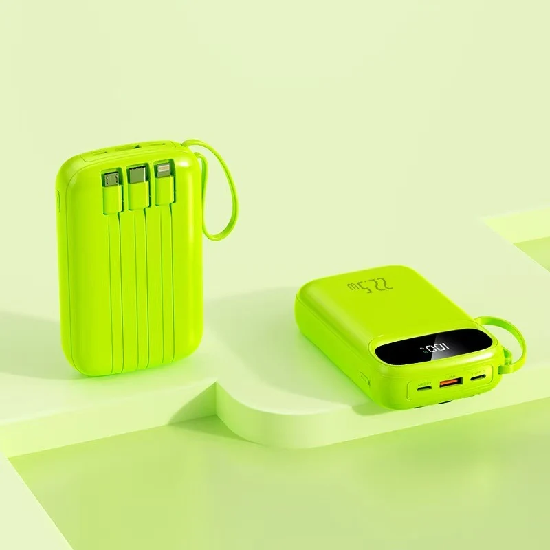 Multifunktions-Powerbank mit integriertem LCD-Bildschirm von Skanto