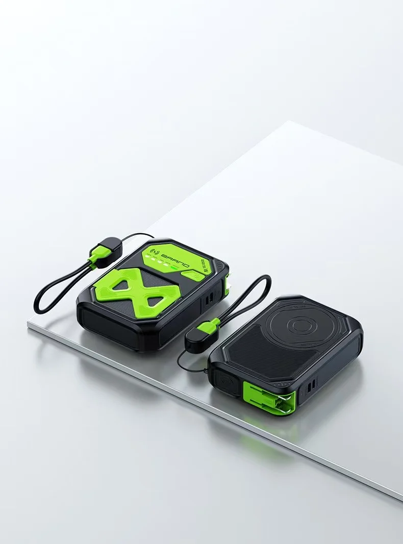 Tragbare Powerbank mit integriertem Schnellladen und LCD-Display Skanto