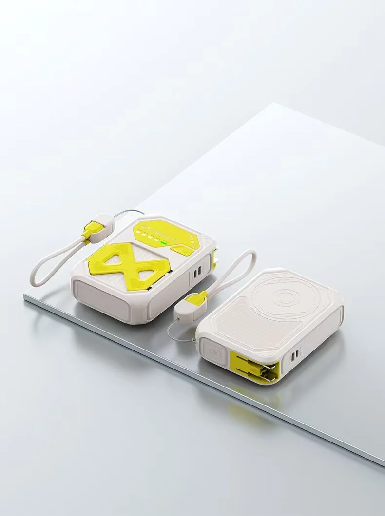 Tragbare Powerbank mit integriertem Schnellladen und LCD-Display Skanto