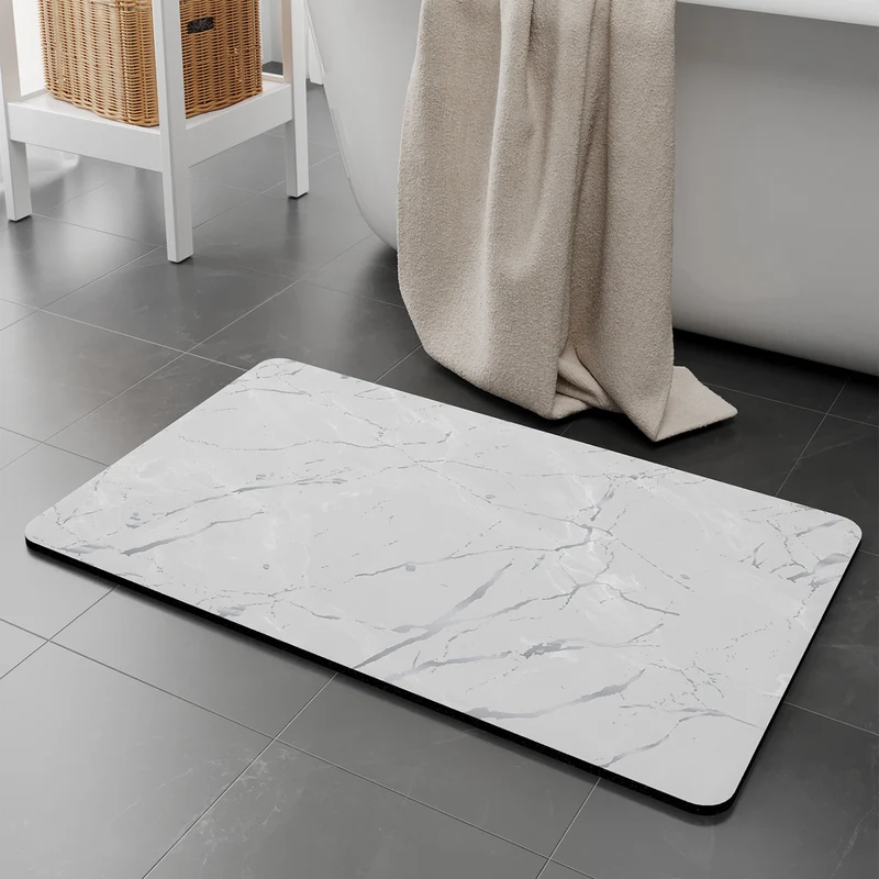 Elegante Marmor Design Badematte