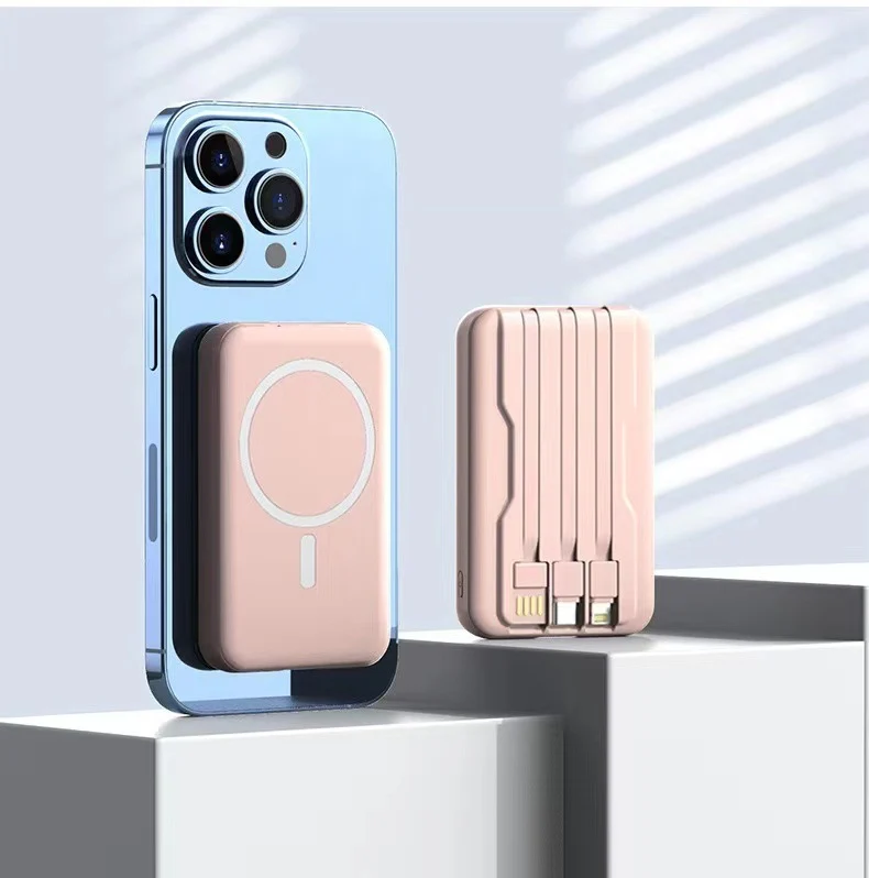 Tragbare magnetische Powerbank mit effizienter Schnellladefunktion Skanto