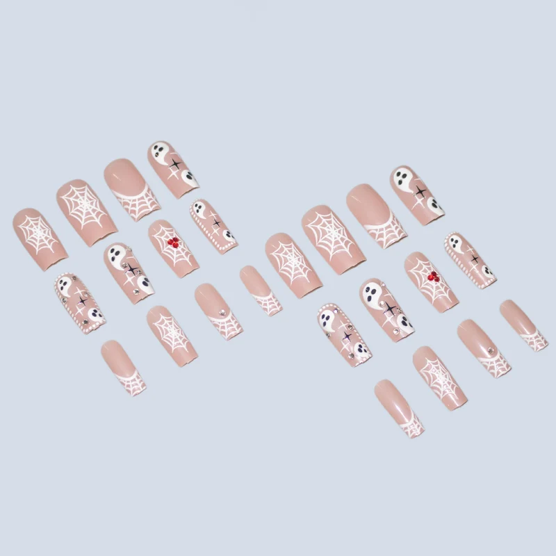 Künstlerisches Halloween-Themen-Nageldesign-Set