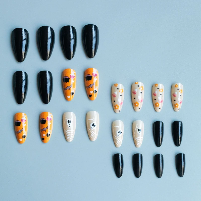 Künstlerisches Halloween-Themen Nagelkunstset