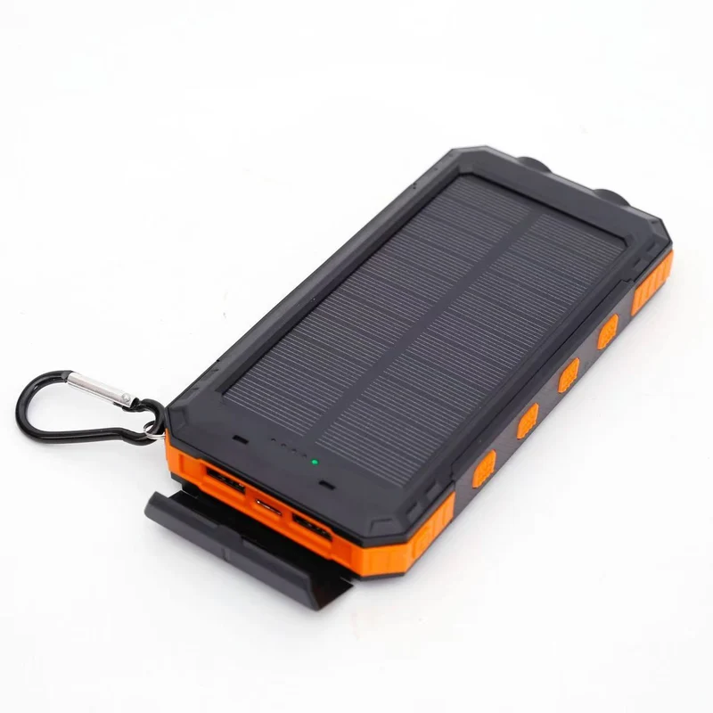 Hochleistungs-Solar-Powerbank mit wasserdichtem Gehäuse und mehreren Ladeanschlüssen Skanto