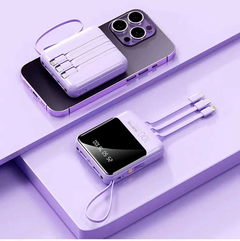 Powerbank mit multifunktionalem Ladekabel Skanto
