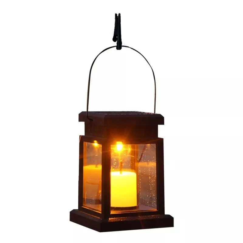 Solar-Laterne mit realistischer Flammen-LED und wasserdichtem Outdoor-Design Skanto