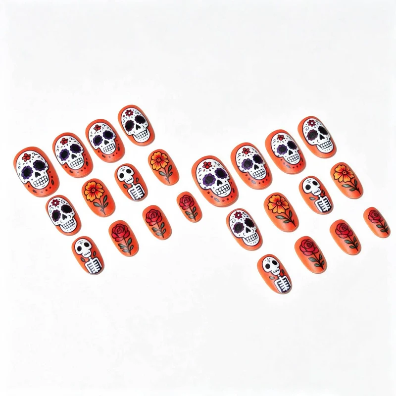 Künstlerisches Halloween Nagelkunstset