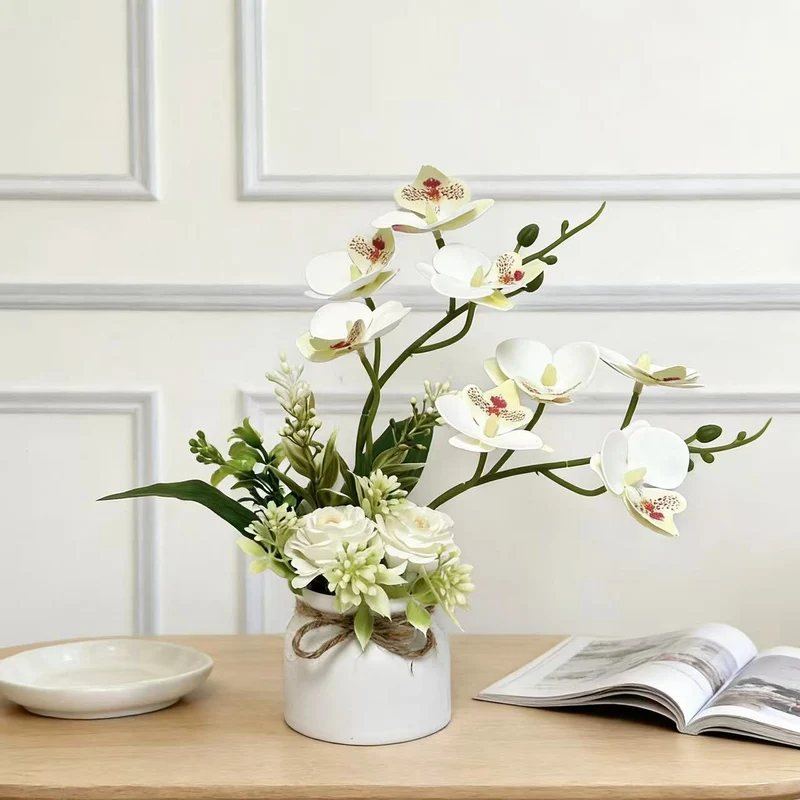 Heimdekorative künstliche Orchidee für die Innenausstellung und -gestaltung