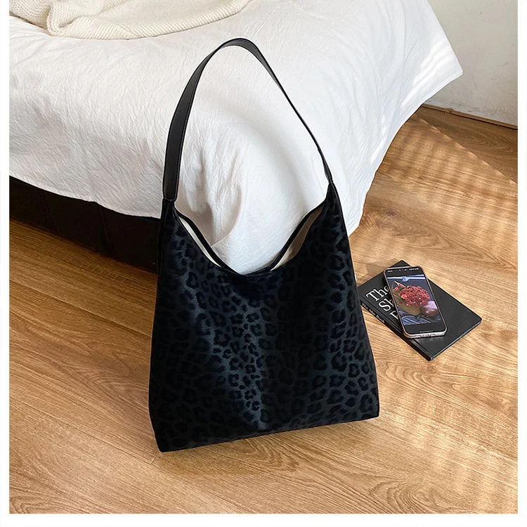 Chic Leopardenmuster Hobo Tasche