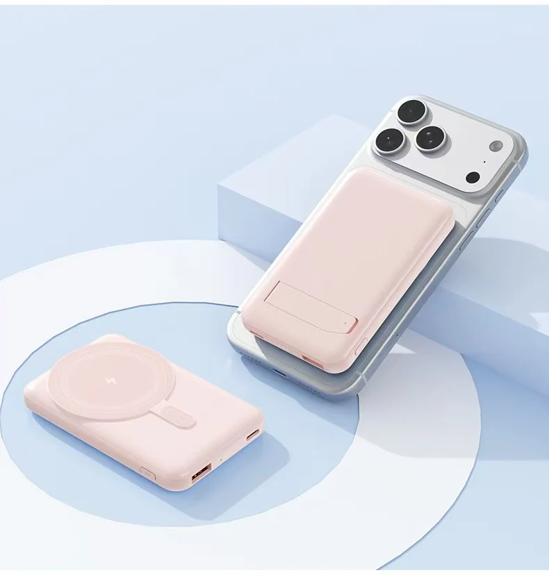 Powerbank mit kabellosem Ladegerät von Skanto