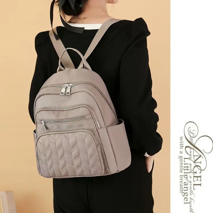 Stylische gesteppte Rucksack Brehn