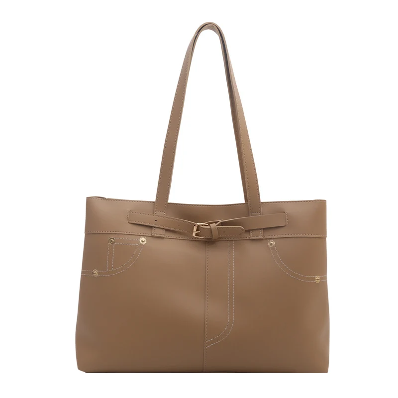 Chic Faux Leder Tote Bag