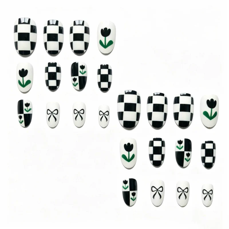 Künstlerisches Gel-Nageldesign