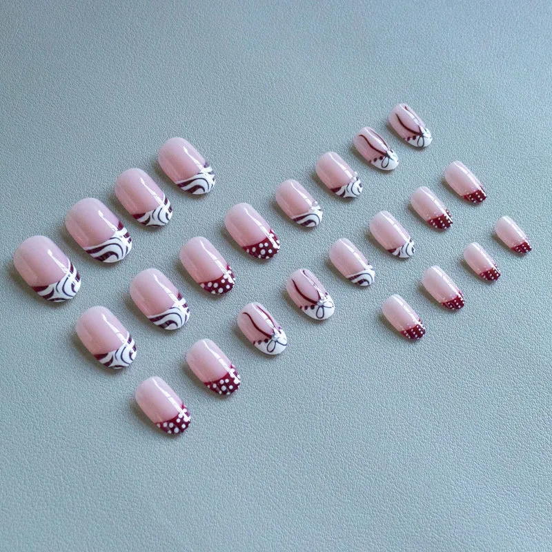 Künstlerisches Französisches Tipp-Nagelkunst-Set 1790958142